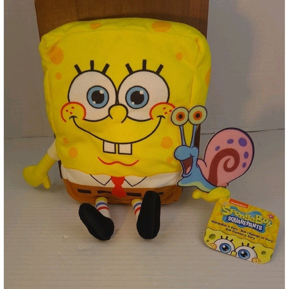 Nickelodeon Viacom Spongebob Squarepants With Gary 10" Plushβ